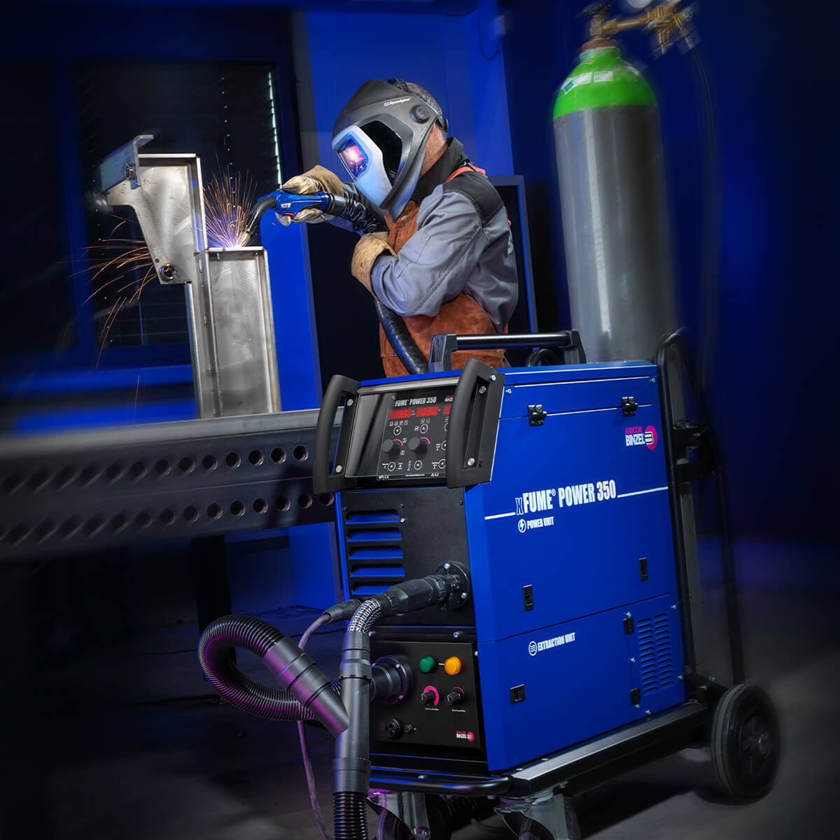xFUME®POWER 350: Kaynak dumanı emişi için sistem çözümü